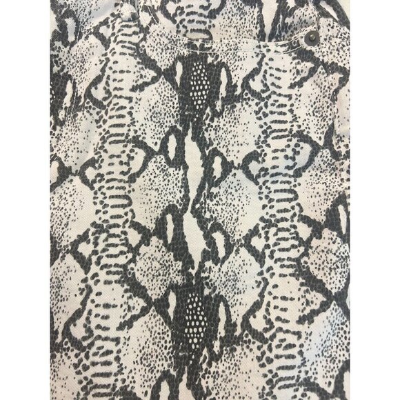 FRAME Le Mini Python Denim Skirt size 26 - Picture 6 of 6